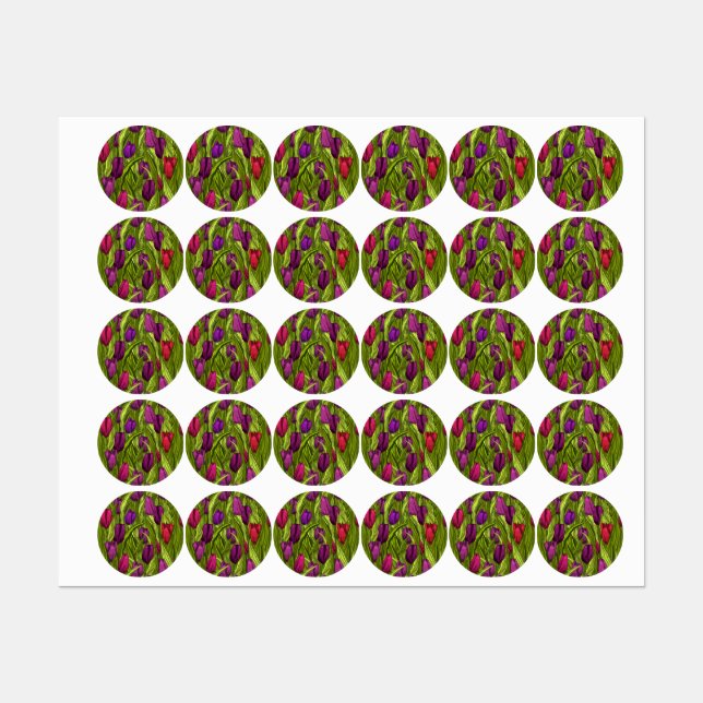 Etiquetas Tulipanos (Hoja)