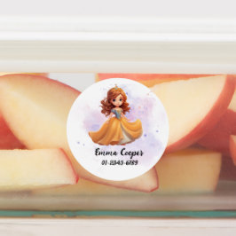 Etiquetas Unicornio personalizado,Nombre,Número de teléfono