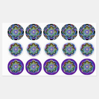 Universo Mandala Colores Psicodélicos