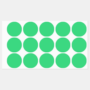 Etiquetas verde Android (color sólido)
