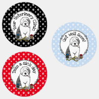 Veterinario Oveja Inglés Gray 1 Cute Vet