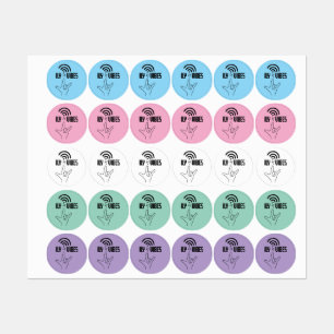 Etiquetas Vibraciones ILY - Diseño ASL