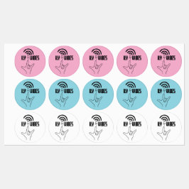 Etiquetas Vibraciones ILY - Diseño ASL