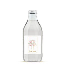 Etiquetas Vintage Floral Cross Holy Water