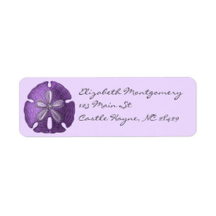 Etiquetas Violet Sand Dollar