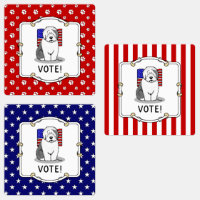 ¡Votar! El viejo perro pastor inglés Gray 1 Cuelme