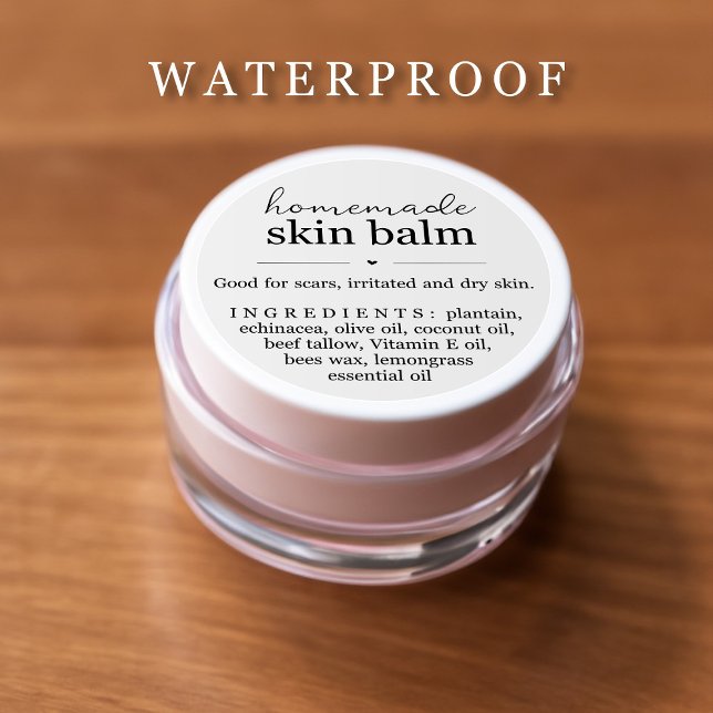 Etiquetas Waterproof Homemade Balm Sticker (Subido por el creador)