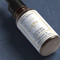 White & Gold 1 OZ Frasco de 30 ml Cuidados de piel