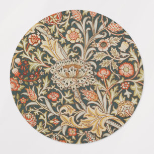 Etiquetas William Morris Trent Garden Flower Classic Botanic