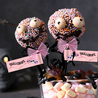 Etiquetas y Banderas de Pajita para Cake Pop de Ha