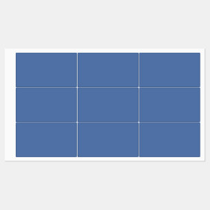 Etiquetas Yonder azul (color sólido)