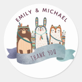 Étnica tribal de Pegatinas de animales de bosque