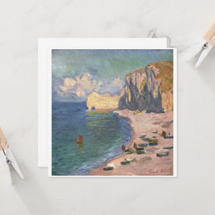 Étretat, la playa y la Falaise d'Amonet, Monet