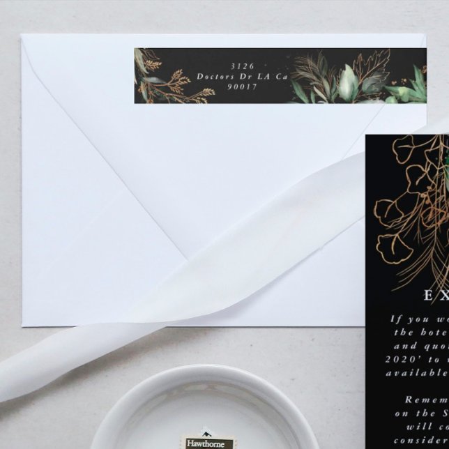 Eucalipto Botánico de Leafy Negro Elegante vegetac (Subido por el creador)