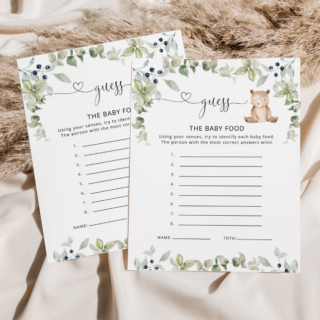 Eucalipto de Woodland adivina tarjeta de comida pa (Subido por el creador)