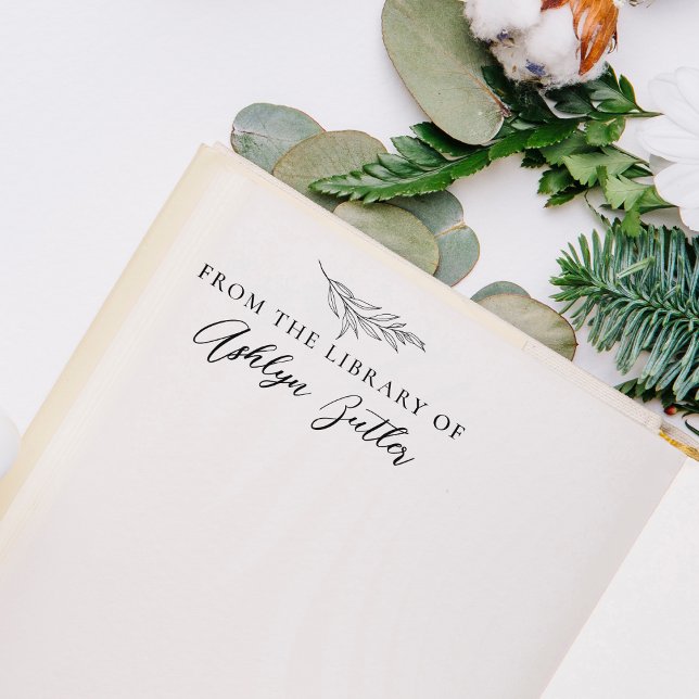 Eucalipto Del Sello De La Biblioteca Del Libro (Subido por el creador)