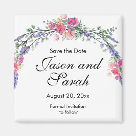 Eucalipto Lavender imán de rosas rosadas