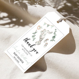 Eucalipto verde niño ducha bebé etiquetas de agrad