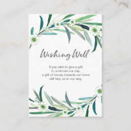 Eucalyptus acuarela floral | Tarjeta de WWIFI Well
