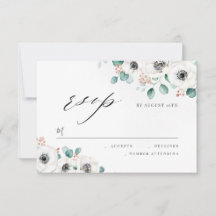 Eucalyptus anemone boda floral RSVP
