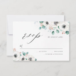 Eucalyptus anemone boda floral RSVP