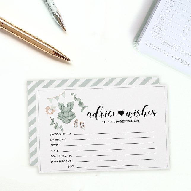 Eucalyptus baby ducha padres consejos tarjetas de  (Subido por el creador)
