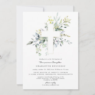 Eucalyptus Baptism Invitación a la cristiandad