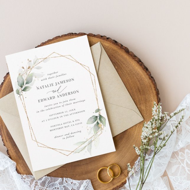 Eucalyptus boda moderno y elegante (Subido por el creador)