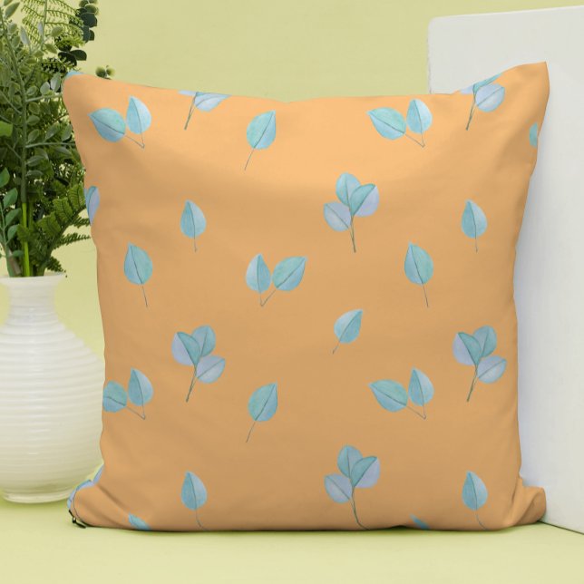 Eucalyptus De Moda En El Cojín decorativo Marigold (Subido por el creador)