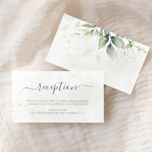 Eucalyptus deja la recepción de bodas verdes