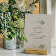 Eucalyptus dorado moderno minimo boda elegante