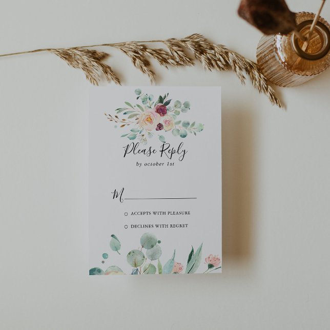 Eucalyptus Floral RSVP (Subido por el creador)