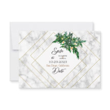 Eucalyptus Foliage Rústico Mármol Blanco Verde