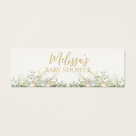 Eucalyptus Greenery Baby Shower Diaper Raffle