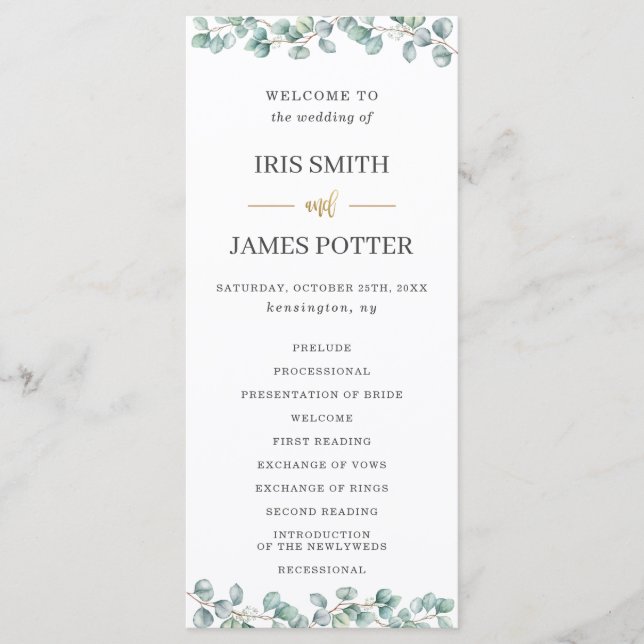 Eucalyptus Greenery deja el programa Boda de Oro (Anverso)