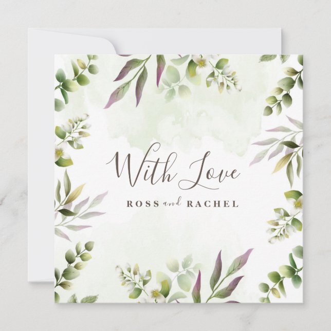 Eucalyptus Greenery Elegant (Anverso)