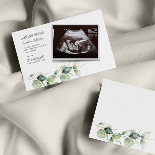 Eucalyptus Greenery Pregnancy Baby Revelación de G