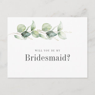 Eucalyptus Greenery Serás Mi Tarjeta De Novia