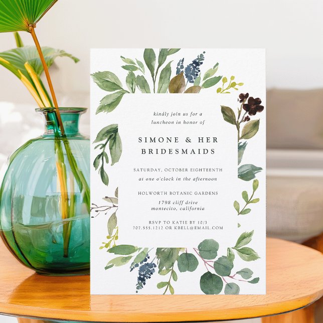 Eucalyptus Grove Bridesmaids Invitación al almuerz (Subido por el creador)