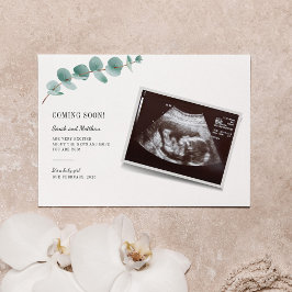 Eucalyptus Invitación de embarazo revelación de be