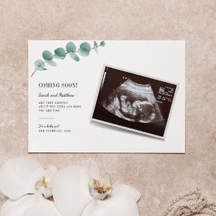 Eucalyptus Invitación de embarazo revelación de be