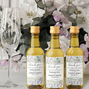 Eucalyptus Lavender Rustic Gracias Boda Mini