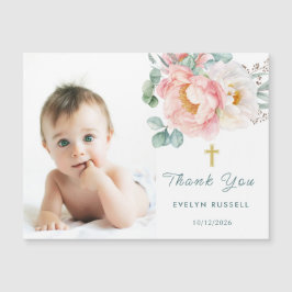 Eucalyptus Peony Baptism Photo Gracias Magnetic