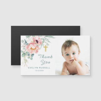 Eucalyptus Peony Baptism Photo Gracias Magnetic