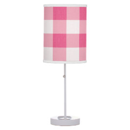 Eucalyptus Pink & White Gingham Check