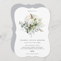 Eucalyptus Pumpkin Gracias Por Dar Invitación