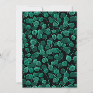 Eucalyptus sobre negro