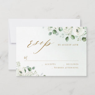 Eucalyptus verde floral boda rústica RSVP