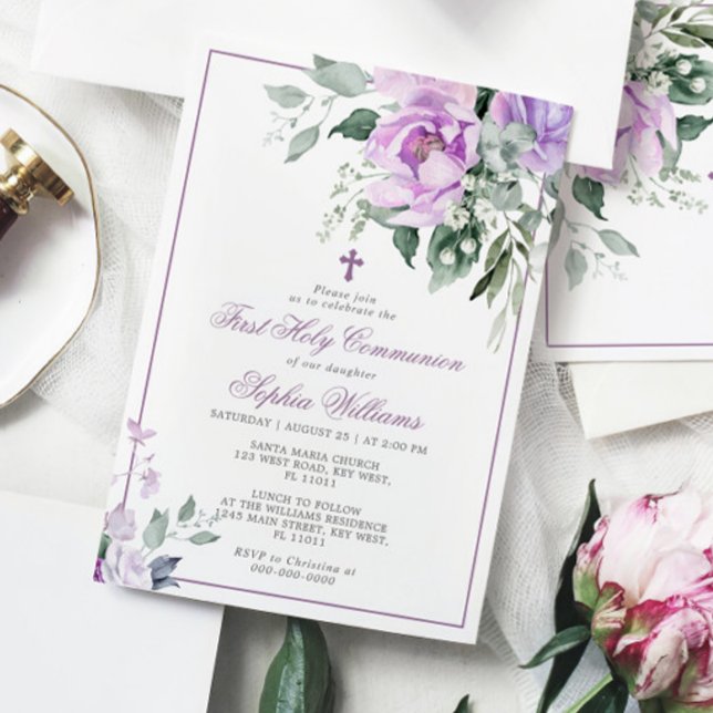 Eucalyptus Violet Primera Invitación de la Santa C (Subido por el creador)