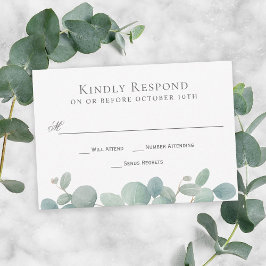 Eucalyptus Wedding RSVP